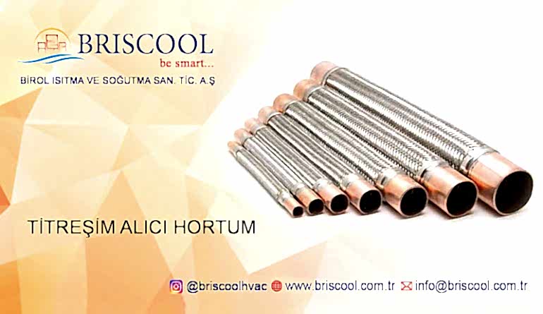 BRİSCOOL TİTREŞİM ALICI HORTUM